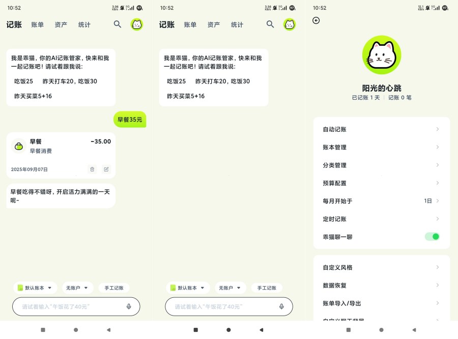 乖猫记账2.2.1AI自动记账高级版最好用记账助手